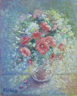 Rosina: Mixed Summer Flowers ? in a round vase