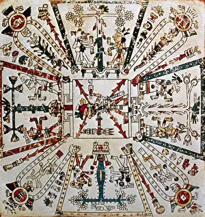 Daemon: Mixtec illustration of he universe