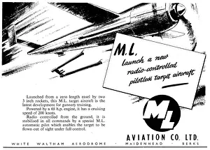 Pilotless: M.L. Aviation Pilotless Target Aircraft
