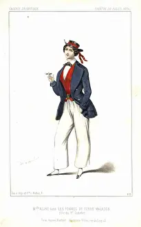Aline: Mlle. Aline as the First Boatman in Les Pommes