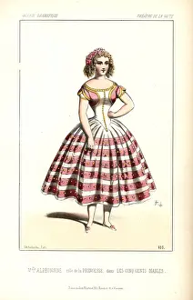 Diables: Mlle Alphonsine as the Princess Castorine in