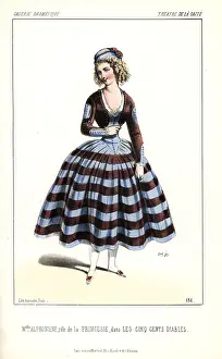 Diables: Mlle Alphonsine as the Princess Castorine in