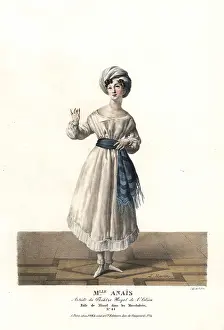 Aubert: Mlle. Anais as Misael in Les Macchabees, 1822