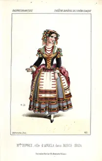 Duprez: Mlle Caroline Duprez as Angela in Marco Spada