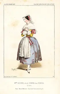 Gymnase: Mlle. Desiree as Gianina in Rebecca, 1844