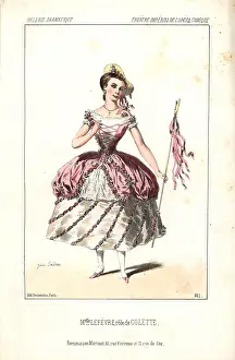 Lefebvre: Mlle Lefevre as Colette at the Theatre Imperial