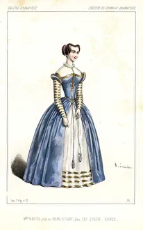 Marthe: Mlle. Marthe Letessier as Marie Stuart in