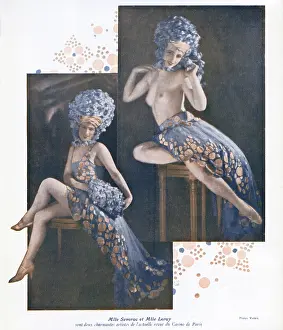 Plaisirs: Mlles Severac and Leray in Paris Plaisirs