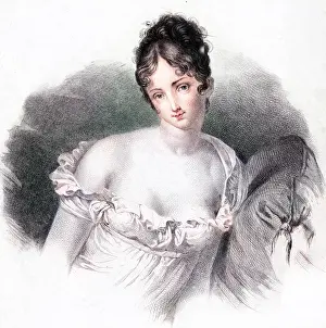 Mary Evans (colourised): MME RECAMIER (GERARD)
