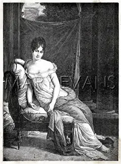 Recamier: MME RECAMIER, SEATED