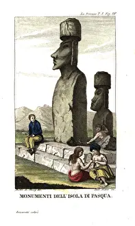 Viaggi: Moai on Easter Island