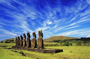 Stratus: Moal Ahu Akivi Easter Island Chile