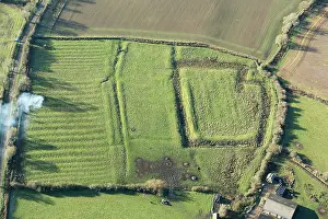 Moated: Moated grange and enclosure earthworks at Owston