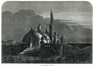 Moated: The moated grange: an old dark house