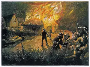 Ricks: MOB BURNS HAY RICK/1830