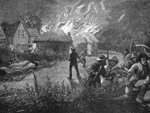 Rick: MOB BURNS HAY RICK/1830