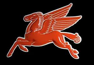 Perspex: The Mobil Pegasus Logo - Perspex sign