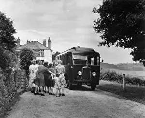 Sep17: Mobile library in an English village