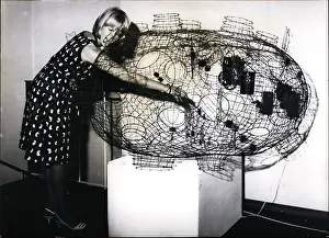 Kramer: Mobile sculpture by Harry Kramer, in Dusseldorf