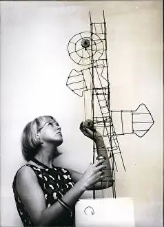 Kramer: Mobile sculpture by Harry Kramer, in Dusseldorf