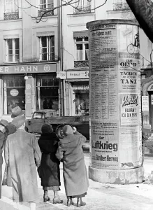 Observe: Mobilization order in Germany, 1940