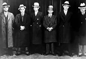 Lansky: Mobsters (Left to right): Paul Ricca, Salvatore ?
