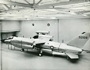 Mock: The mock-up of the Bell D-188A VTOL fighter
