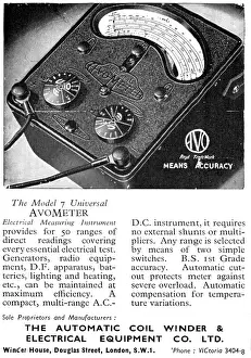 Winder: Model 7 Universal AvoMeter 1945 - AVO