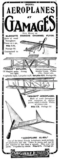 Gamages: Model Aeroplanes At Gamages Finbat Biplane