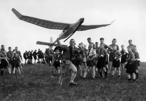Flieger: Model airplane competition on the Wasserkuppe, 1935