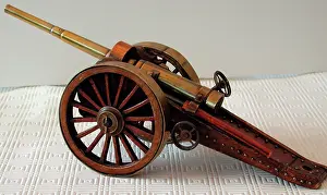 Spoked: Model of artillery piece, WW1