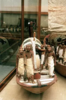 Practices: Model boat from the tomb of Tutankhmun (dc1340