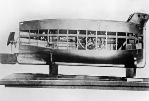 Kiel: Model of the Brandtaucher, around 1850