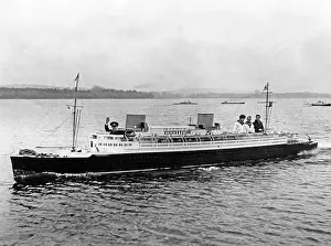 Deutscher: Model of the Bremen, 1939