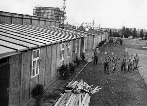 Kaiserdamm: Model camp of the DAF, 1936