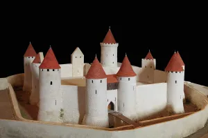 Maquette: Model of Chateau de Rouen, Tour Jeanne d'Arc