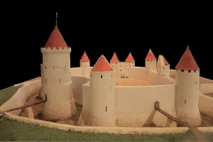 Maquette: Model of Chateau de Rouen, Tour Jeanne d'Arc