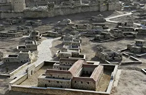 70ad: Model of the city of Jerusalem. Israel