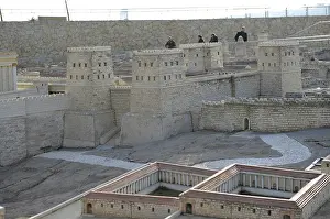 70ad: Model of the city of Jerusalem. Israel