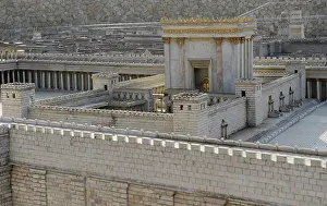 70ad: Model of the city of Jerusalem. Israel