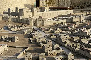 70ad: Model of the city of Jerusalem. Israel