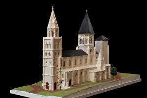 Poissy: Model of the Collegiale Notre-Dame de Poissy