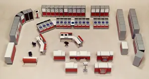Devices: Model of a computer room layout