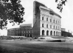 Scaffolding: Model construction of the Congress Hall on