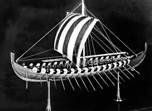 Rower: Model of the Gokstad ship, ca. 1930