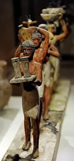Offer: Model of a group of offering bearers. Egypt
