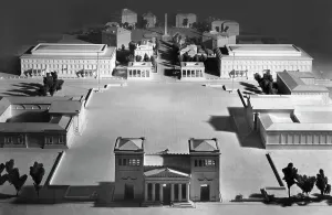Troost: Model of the Koenigsplatz in Munich, 1930s