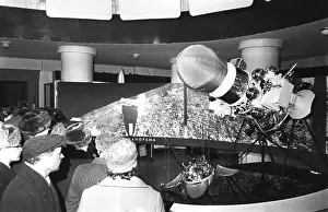 Luna: Model of Luna 9 Soviet station in VDNKH, 1966