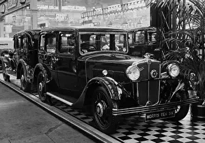 Trends: Model of a Morris Ten Six at the Automobile show in the Ol