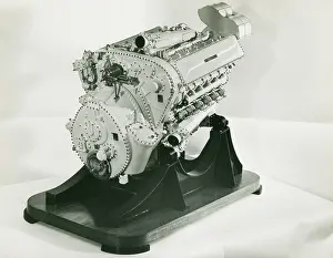 Deltic: Model Napier Deltic engine